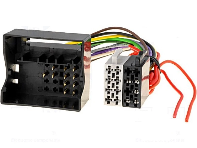 für OPEL Corsa C - Vectra - Agila - Astra Radioblende Set 1 ISO Most Adapter - Bild 2 von 4