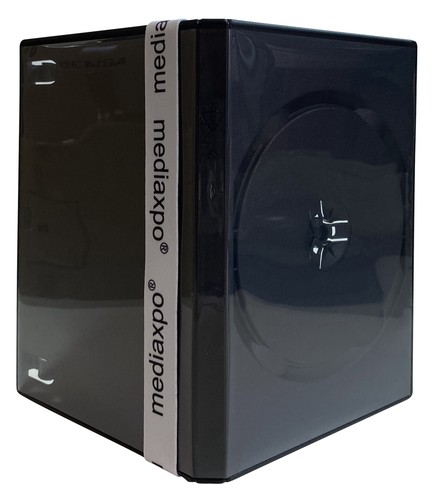 STANDARD Black Single DVD Cases 14MM (Machinable Quality) Lot - Afbeelding 2 van 4