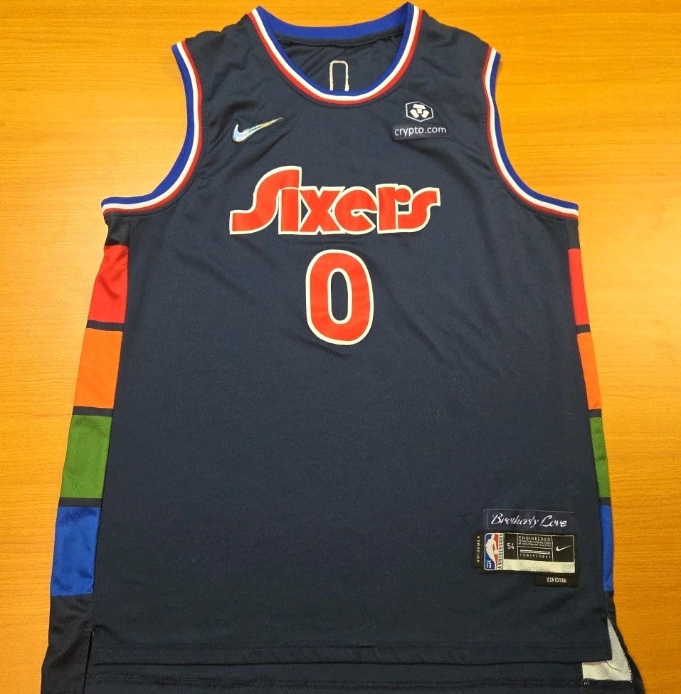 Philadelphia 76ers Tyrese Maxey ユニフォーム M Maxey_CE_back__46267.