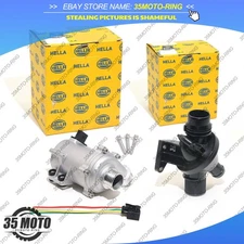 Electric Water Pump with Thermostat Kit For BMW 528i 530xi 328i  525xi X3 X5
