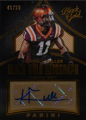 2016 Panini Black Gold Collegiate #30 Kendall Fuller Autographs /99 Football NM