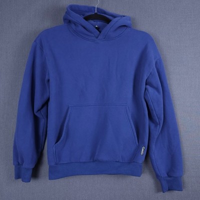 Comfrt Minimalist Hoodie Size Medium Blue Fleece Heavyweight Pullover Sweatshirt