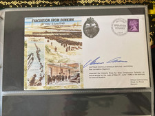 WW2 Victoria Cross Harold Ervine Andrews VC signed Dunkirk Evacuation cover