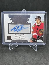 2023-24 Upper Deck The Cup Connor Bedard Rookie Scripted Swatches Patch Auto /35