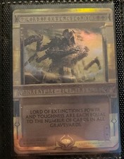 Lord of Extinction Foil Masterpiece MTG Magic The Gathering Card
