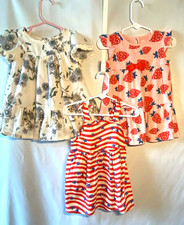 Girl's Sz. 18 Month Bundle of 3 dresses  bathing suit