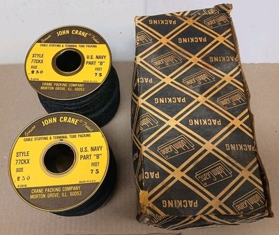 John Crane US Navy Part B Cable Stuffing & Terminal Tube Packing Size .25/150ft