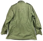 Vintage US Military M-65 OG-107 Field Jacket Mens M USMC Stencil Vietnam 60s