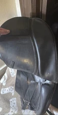 Euroriding Dressage Saddle Leather Black Size 17