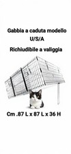 Gabbia Trappola a Cattura Viva x animali gatti cm 87 x 87 x 36  U/S/A