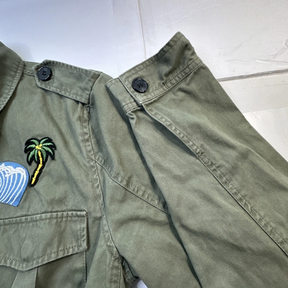 Parches de chaqueta para mujer Forever 21 verde oliva talla L #2027 Foto 4 de 4