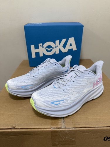 Hoka One One Clifton 9 Women's Gull, Sea Ice 1127896 GLLS sizes 11B