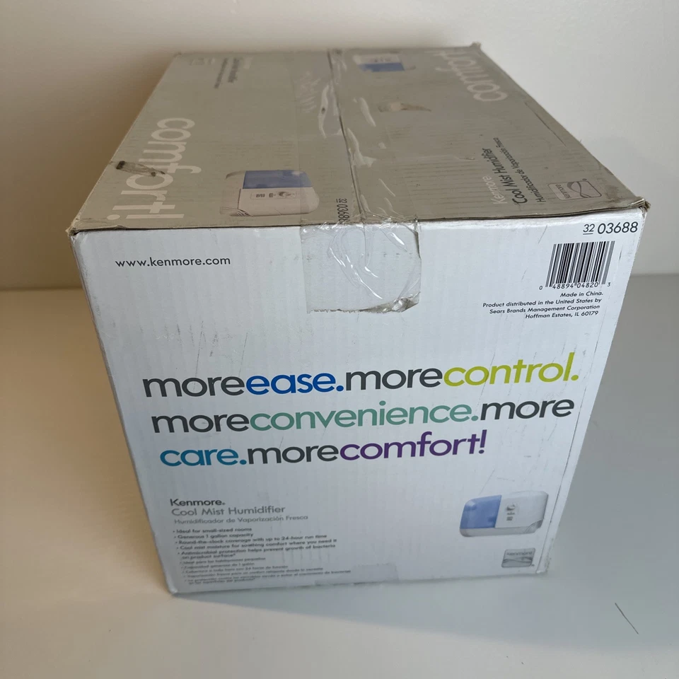 Kenmore Comfort Cool Mist Humidifier Model 3688 Antimicrobial Protection 1 Gal - Image 3 of 4