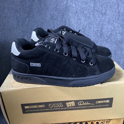 Vintage Osiris Troma Skate Shoes Kids Size 6 US Black Y2K Puffy Sk8 Rare Sneaker