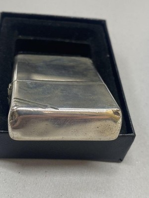 Zippo Sterling Silver 1996 Made in USA Used Box Included | eBay