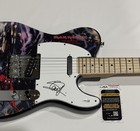 STEVE HARRIS SIGNED CUSTOM THE NUMBER OF THE BEAST GUITAR IRON MAIDEN JSA COA — photo 2