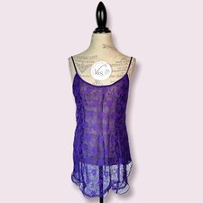 Vintage Victoria Secret Gold Label Laced Night Lingerie Large