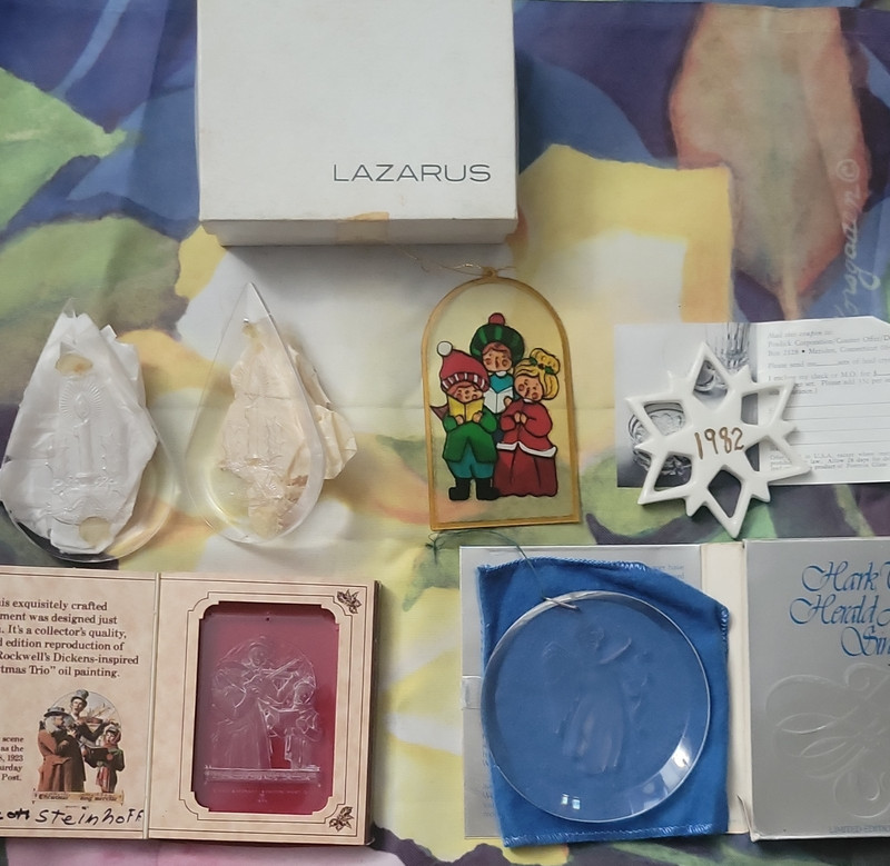 Lazarus Vintage Christmas Ornaments A Medley of Carols Limited Edition 1976 1982