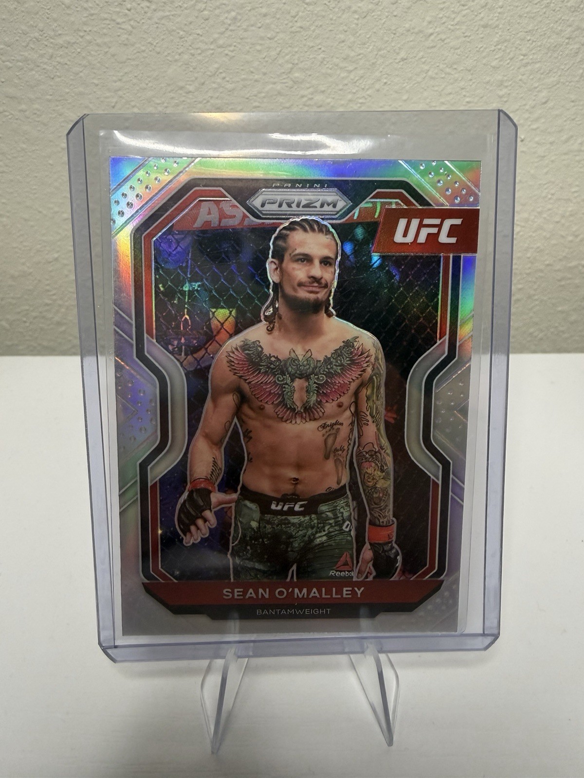 Sean OMalley Silver Prizm UFC 2021 Panini Prizm #61 Bantamweight