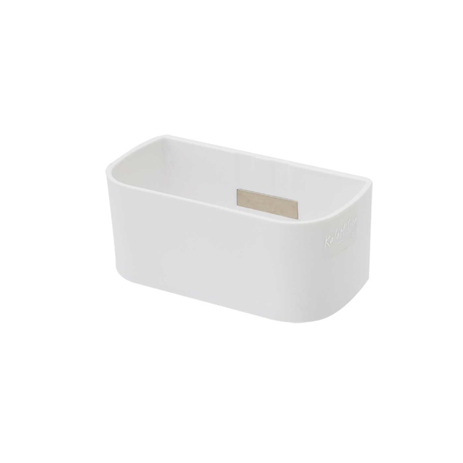 Boîte de rangement aimantée blanche 13,8x6,7x5,7cm pour bureau et frigo