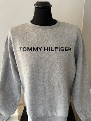 TOMMY HILFIGER HERREN PULLI SHIRT GRAU GR.L NEUWERTIG