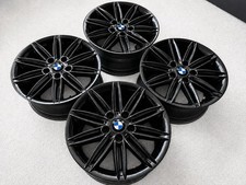 BMW 207M Alloy Wheels: Gloss Black: Fits BMW 1 Series, 2 series, Genuine