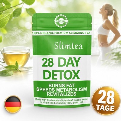 28 Tage Detox Tee zur Gewichtsabnahme und Entgiftung 100% natürliche Zutaten DHL
