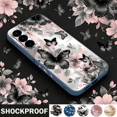 Schmetterling Schutz Hülle für Samsung Galaxy S26 Ultra S25 FE S24 S23 A17 A57