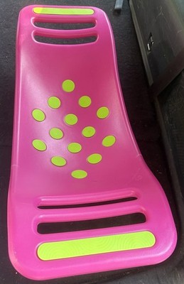 Fat Brain Toys Kids Toys Teeter Popper Pink Green Balance Board