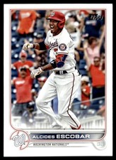2022 Topps Alcides Escobar Washington Nationals #116
