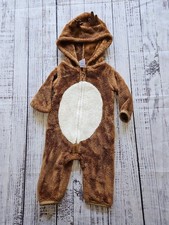 Carter  s Reindeer Zipper Hooded Suit Size 12 months
