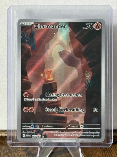 Pokemon 151 Charmander Illustration Rare #168 Pack Fresh
