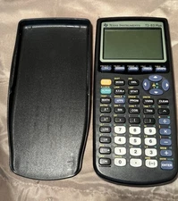 Texas Instruments TI-83 Plus Graphing Calculator with Slide Cover Working