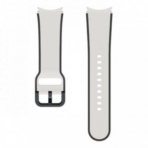 Bracelet Sport Bicolore 20mm Montre G Série 5 Silicone Blanc S/M Souple