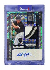 2021 Panini Prizm Blockchain 1/1 Andrew Vaughn Prospect Patch Auto