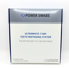 Power Swabs #1 Best Teeth Whitening Stain Removal Gel Oral Bleaching Easy NEW