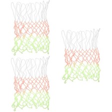 3 Pack Basketball Goal Frame Net Heavy Duty Glow in The Dark Gear