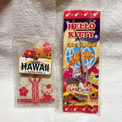 Hello Kitty Las Vegas & Hawaii Schlüsselanhänger Local Strap 2er-Pack Set