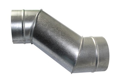 Etagenstück 125mm -  Wickelfalzrohr, Lüftungskanal, Umlenkstück, Etage