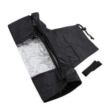 Professional Nylon Rain Sleeve Protection Complete Cover Black For DSLR Camera