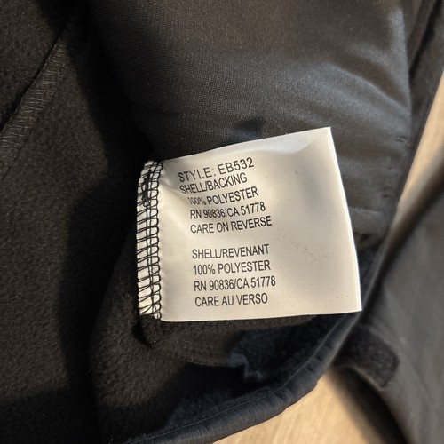 Eddie Bauer Men’s Jacket Full Zip Mock Neck Black Size Large Zip Pockets - Picture 7 of 11