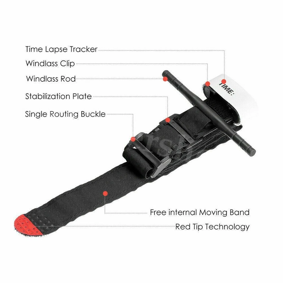 Torniquete CAT Gen 7 genuino negro rescate norteamericano (paquete de 5-30) Foto 4 de 4