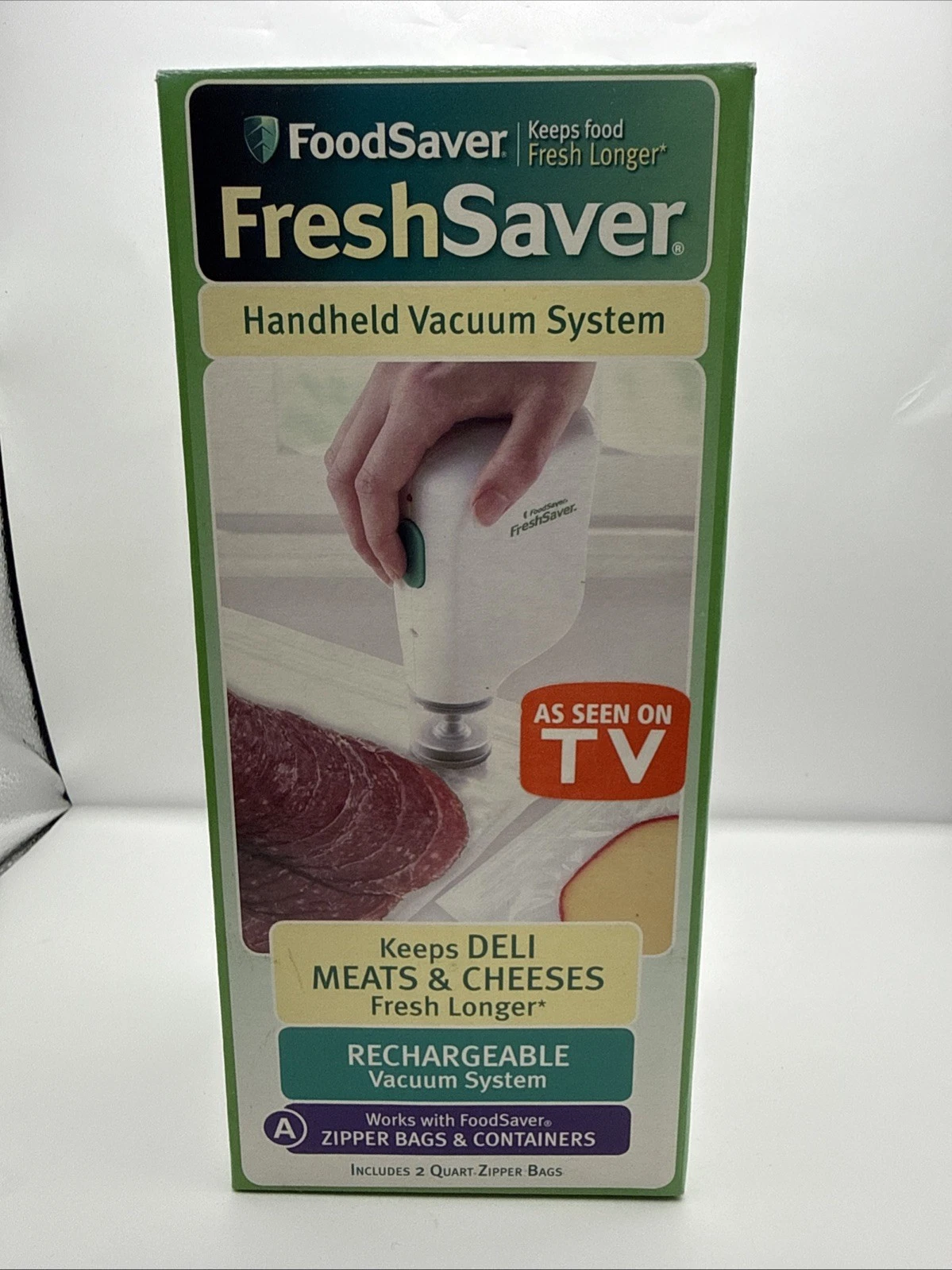Food Saver FreshSaver - Handheld Rechargeable Vacuum Sealer System New In Box