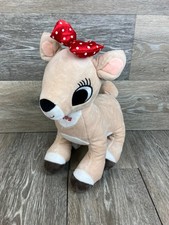 Rudolph The Red Nosed Reindeer Clarice 11 Plush Lights Up Plays Music Works