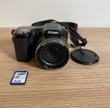 Nikon Coolpix L100 10MP Digital Bridge Camera 15x Zoom & 4GB SD Card - Tested