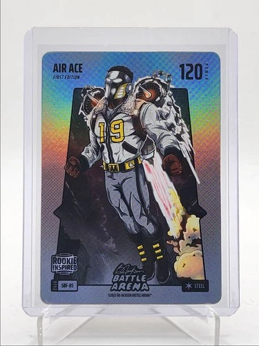 ACE BAILEY AIR ACE 2026 BO JACKSON BATTLE ARENA STEEL 1ST ROOKIE SILVER RC Q5918