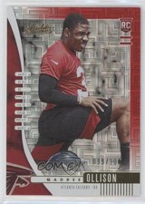 2019 Panini Absolute Rookie Red Squares 99/100 Qadree Ollison #200 7m3
