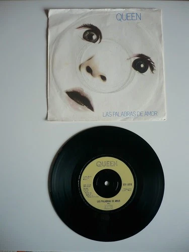 Queen Las Palabras De Amor 7" Vinyl UK EMI 1982 1st Press A3/B1 Single