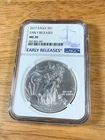 2017 American Silver Eagle – NGC MS70 “Early Releases”