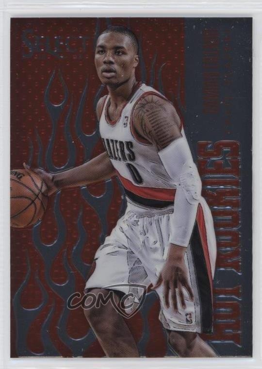 2012-13 Panini Select Hot Rookies Damian Lillard #3 c3w